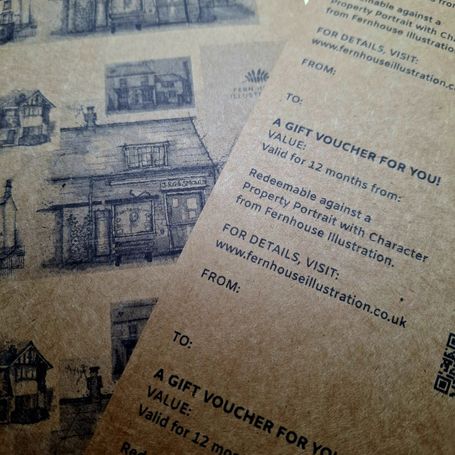 Fernhouse Illustration gift vouchers